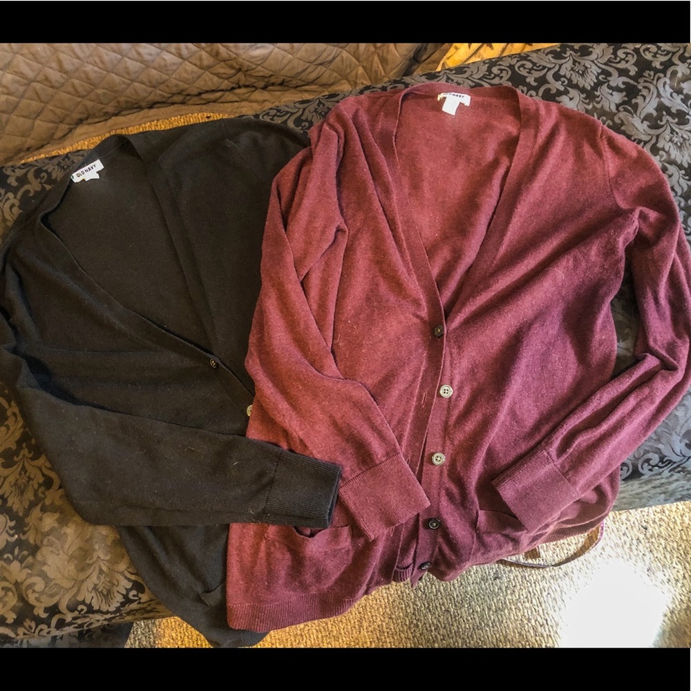 Old Navy long 2 pocket Cardigan - set of 2